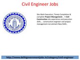 Civil Engineers Jobs In Delhi