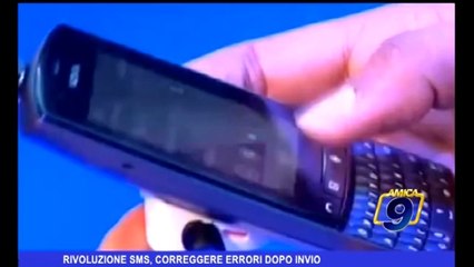 Rivoluzione sms, correggere errori dopo invio