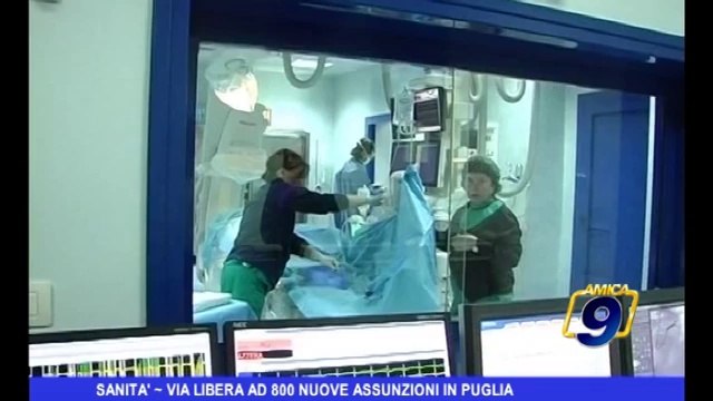 Sanità | Via libera ad 800 nuove assunzioni in Puglia
