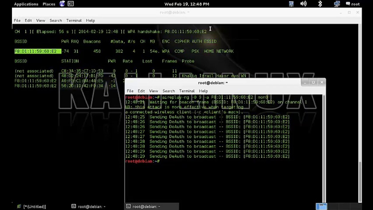 Hack wifi wpa-psk By Khaliq Izrail Haxor