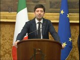 Roma - Le consultazioni di Matteo Renzi. Partito Democratico (19.02.14)