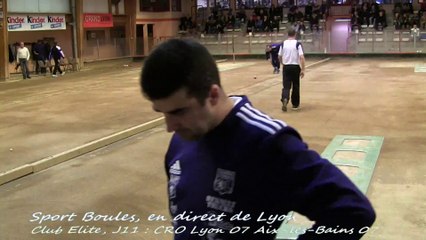 Club Elite, J11, second tour intégral, CRO Lyon contre Aix-les-Bains