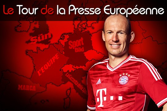 Wenger accuse Robben, Manchester United a trouvé sa prochaine recrue... Le tour de la presse européenne !