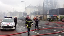 Incendie dans les garages de l'immeuble