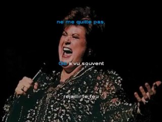 Ne me quitte pas / Ginette reno