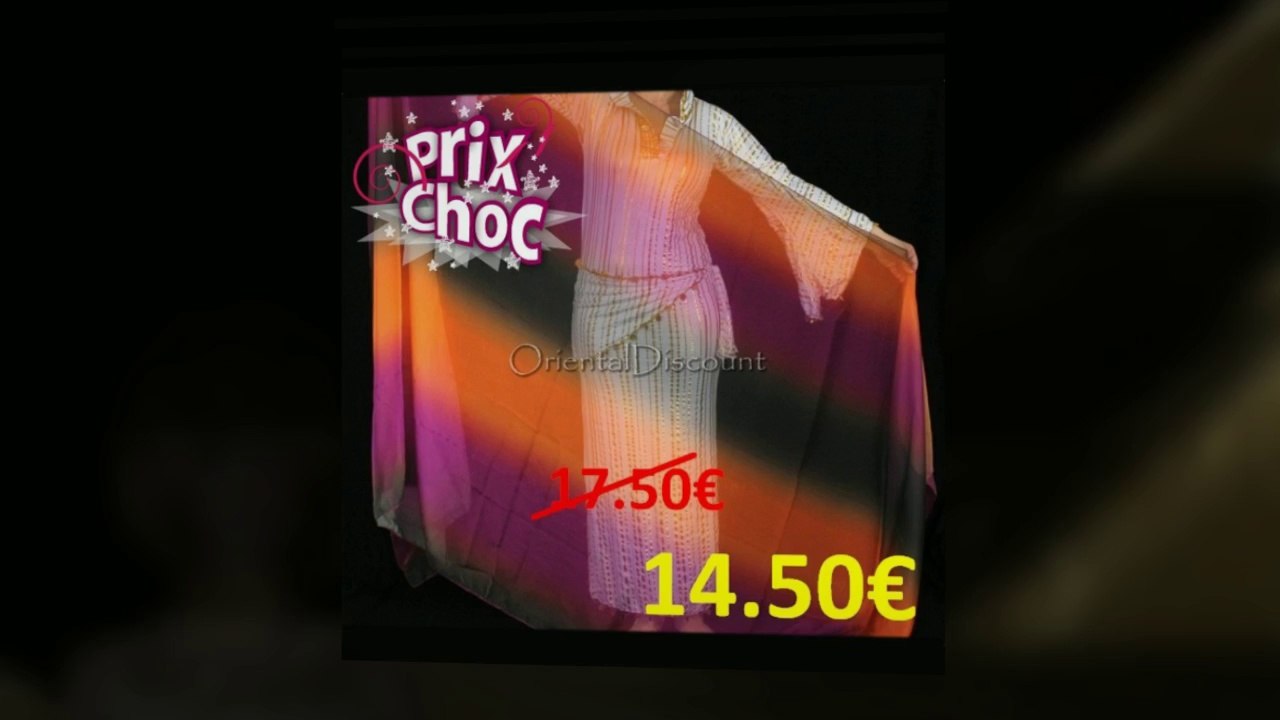 Promo costume danse orientale – Oriental discount – tel : 03 86 45 48 53 - costume danse orientale