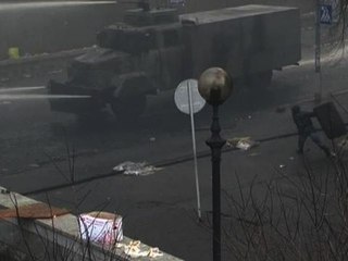 Les images des affrontements jeudi matin à Kiev - 20/02