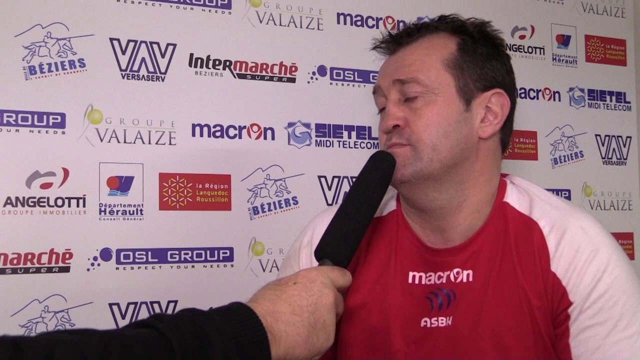 Point Presse 21e Journée ProD2 ASBH - Colomiers Christophe Hamacek