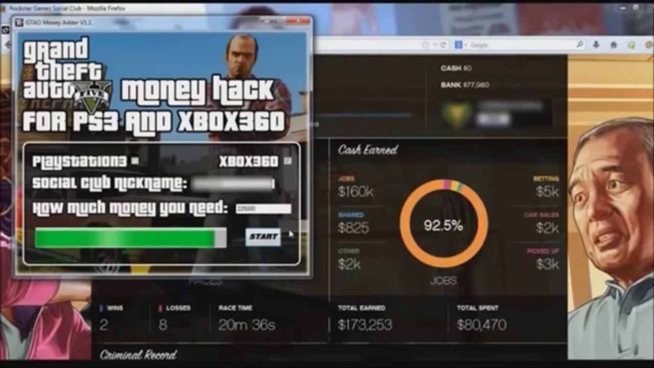 Gta 5 Online Money Hack 10 Bilions_Second