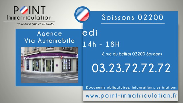 Faites votre carte grise à Soissons
