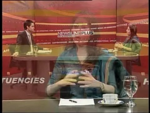 sharmeela Farooqi unsuccessfully defends president zardari in Newsline with shahzeb khanzada Part 01