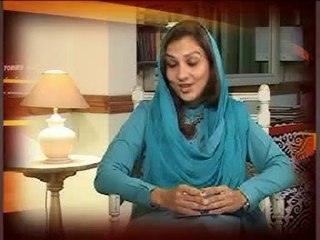 Marvi Memon in Newsline with Shahzeb Khanzada