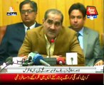 Lahore Federal Minister Railways, Khawaja Saad Rafiq press conference