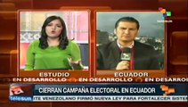 Hoy cierran campañas electorales en Ecuador para comicios seccionales