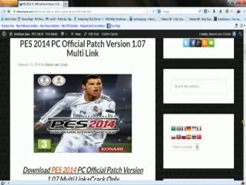 PES 2014 Official Patch Update v1.07 Download Link