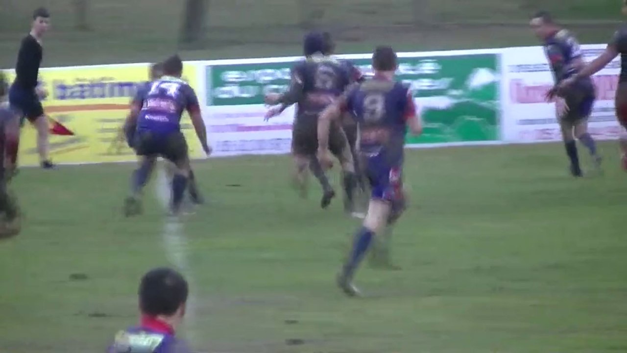 RUGBY A XIII JUNIORS  NATIONAUX  ST GAUDENS XIII V S VILLEFRANCHE DE R