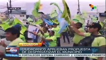 Cierran campañas candidatos a alcaldía de Guayaquil