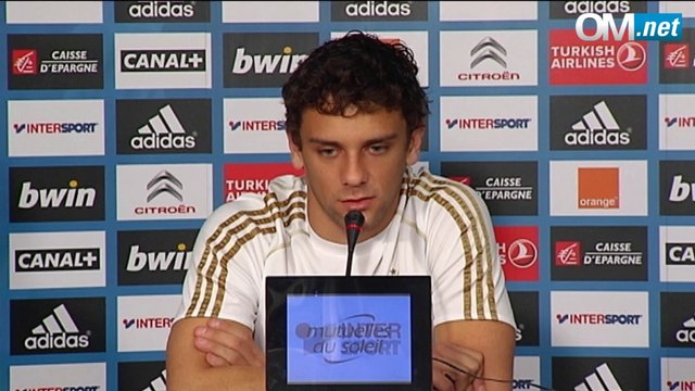 OM-Lorient : Lucas Mendes face à la presse