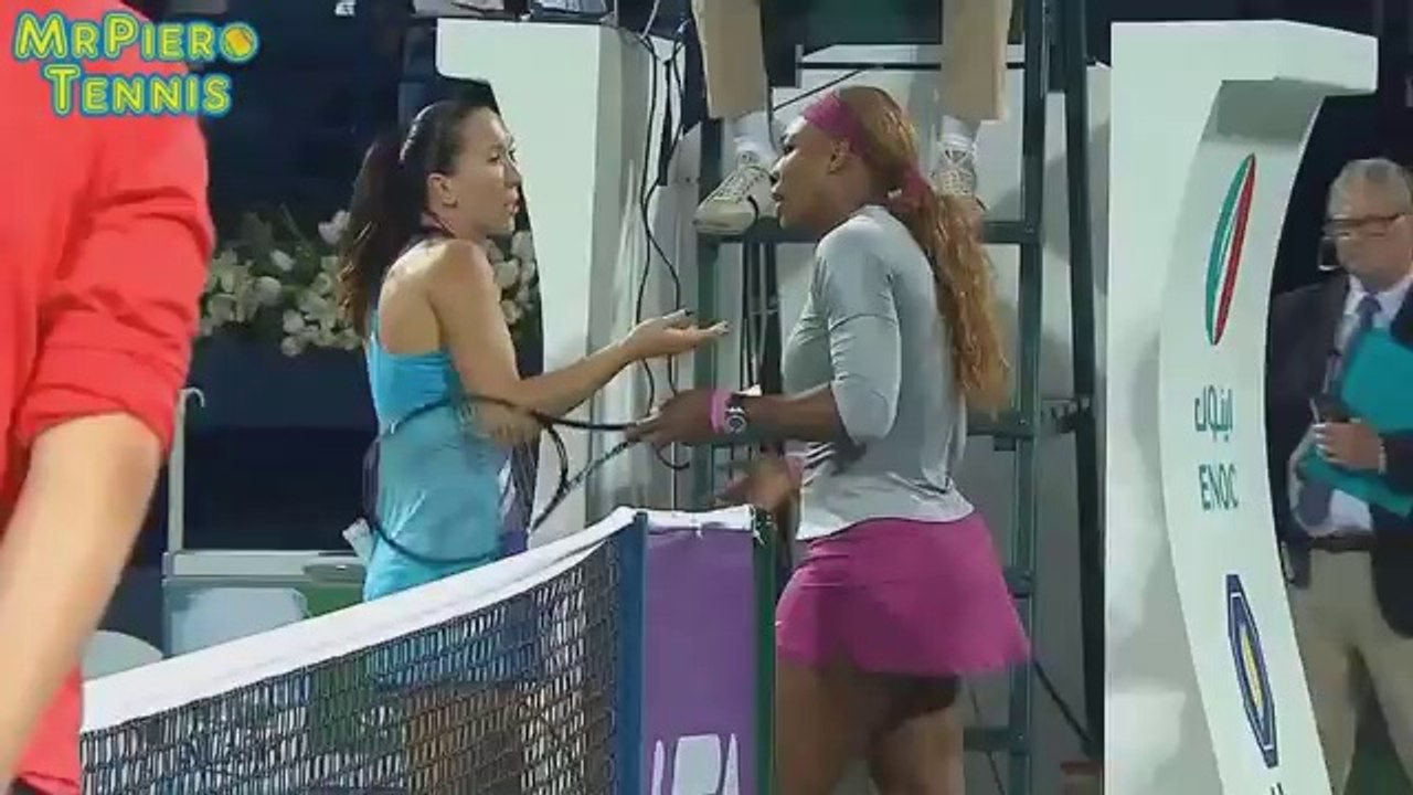 Serena & Jelena High Drama in Dubai 2014