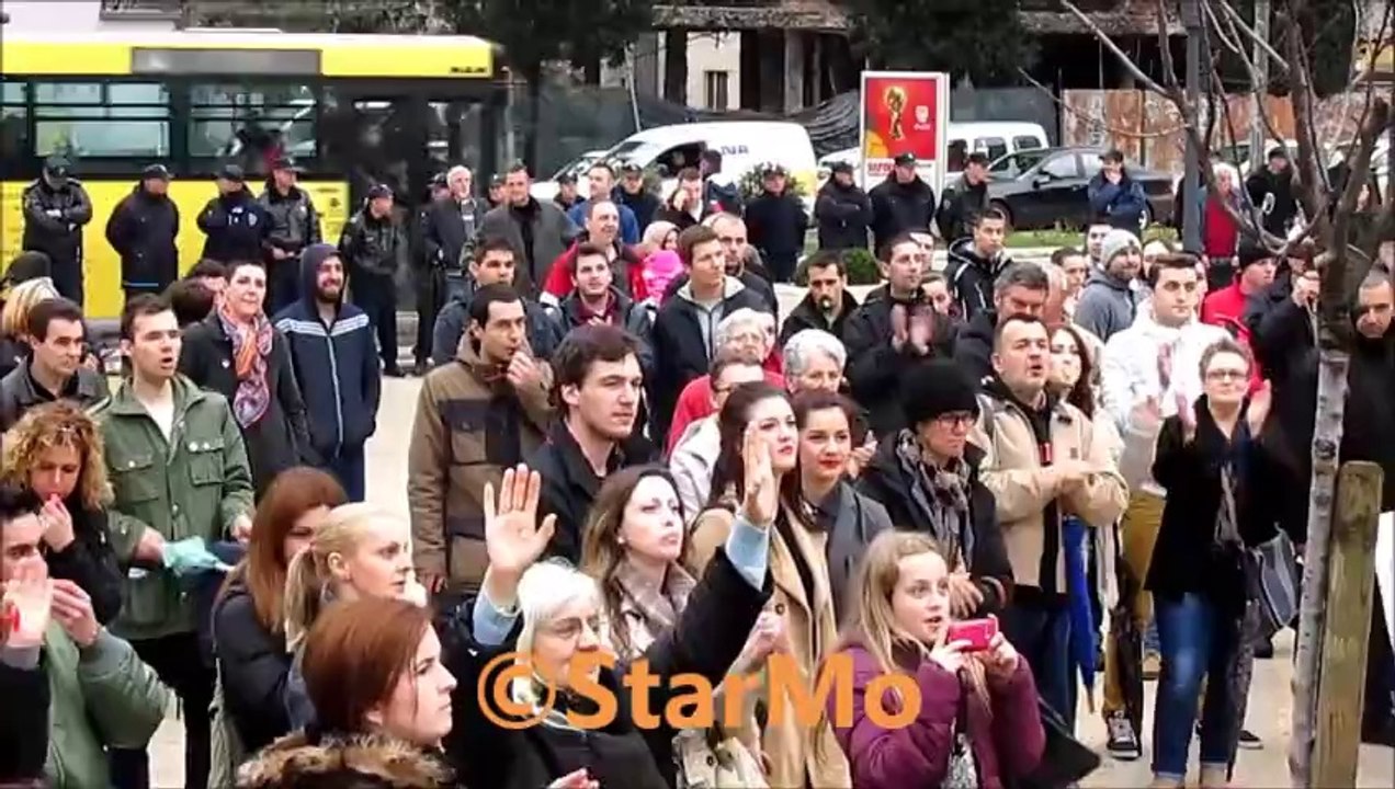 Protest setnja 20 02 2014 Mostar
