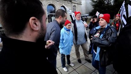 Ecotaxe: prison avec sursis pour trois "Bonnets rouges"