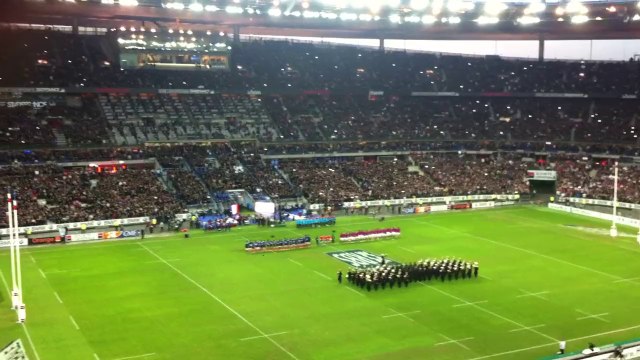 Hymnes France et Angleterre - 6 nations rugby - 1er Février 2014
