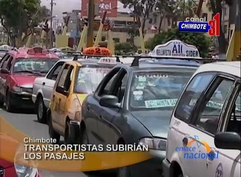 En Chimbote, dirigente de transportistas informa que gremio evalúa subir los pasajes por los altos costos de mantenimiento de sus vehículos, debido al mal estado de las vías.