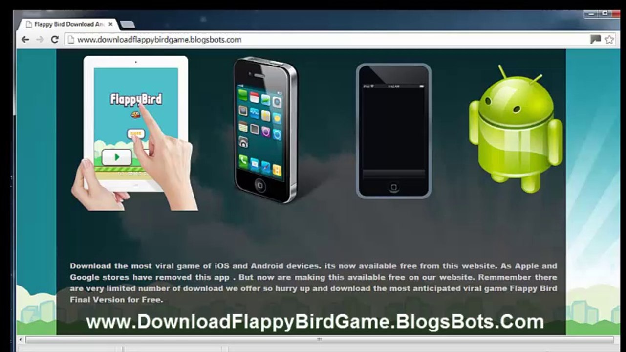 Download Free Flappy Bird Game iOS Android iPhone iPad