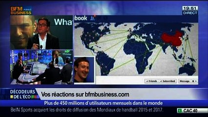 19 milliards de dollars pour une application, Mark Zuckerberg est-il devenu fou ?, dans Les Décodeurs de l'éco - 20/02 3/5