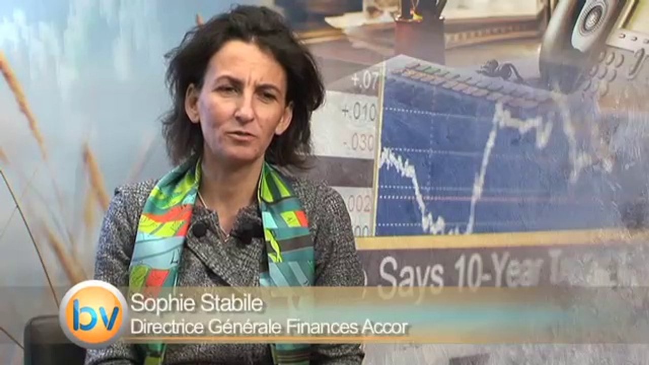 Interview Sophie Stabile Directrice Générale Finances Accor sur résultats annuels 2013