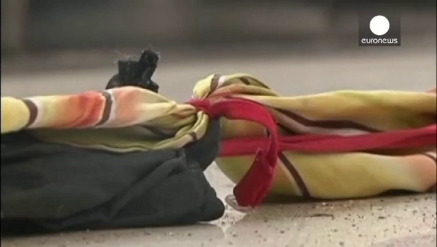 Woman pushed down manhole_ alleged murder attempt captured on security camera