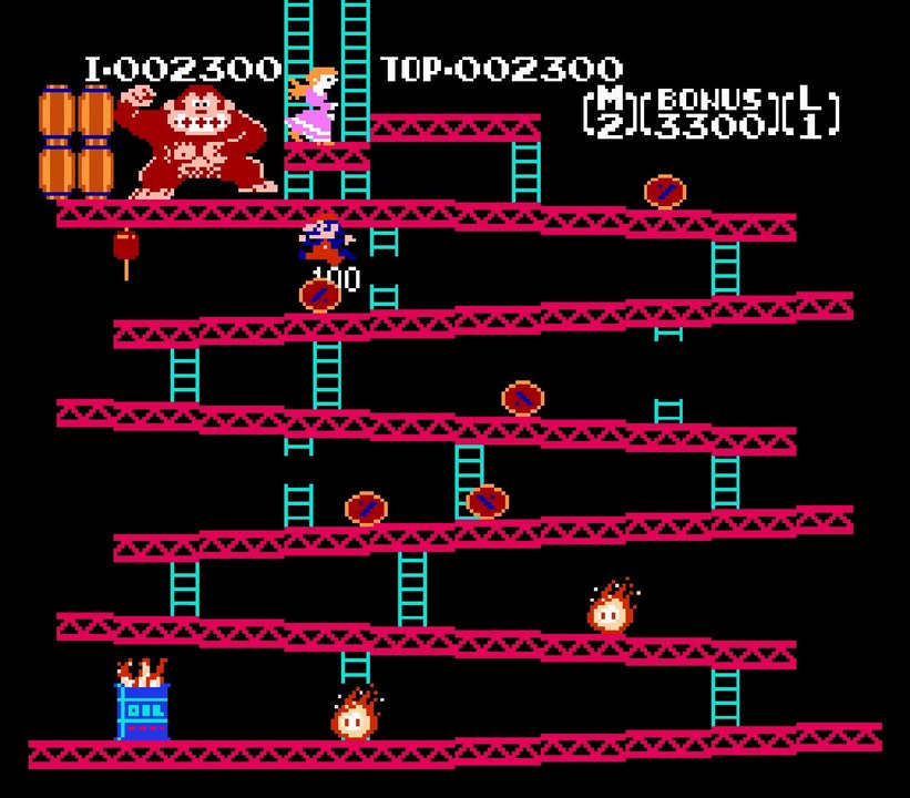 Donkey Kong Full Walkthrough NES (HD 1080p)