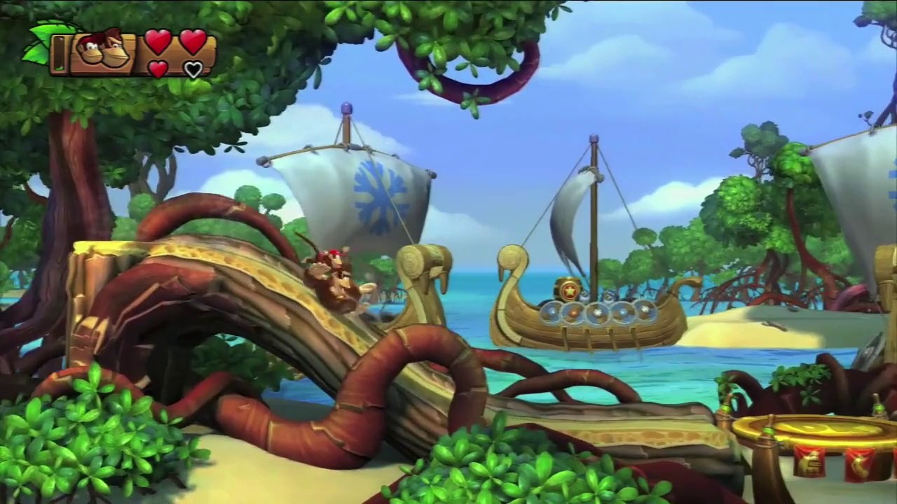 #1 - DKC Tropical Freeze - Début tranquille