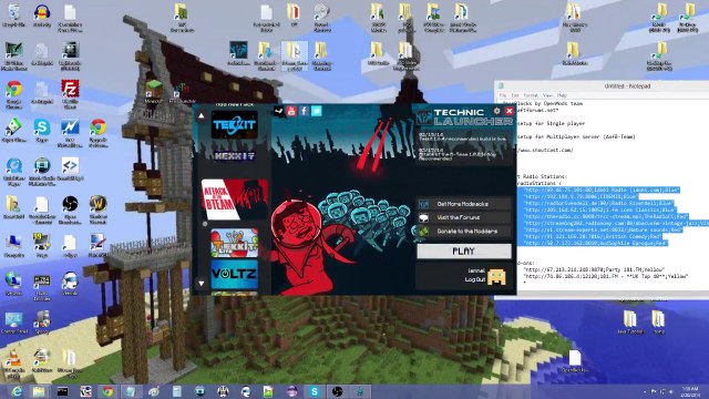 FSG Minecraft Tutorials: OpenBlocks - Radio Station setup for SP and MP