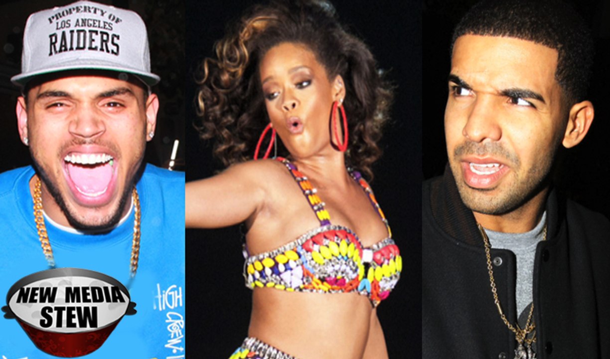 RIHANNA, CHRIS BROWN, DRAKE: MTV VMA 2012 Drama