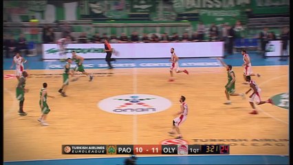 Assist of the night: Vangelis Mantzaris, Olympiacos Piraeus
