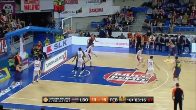 Euroleague: Laboral Kutxa 68-80 Barcelona