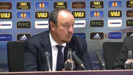 Benítez, contento con el empate