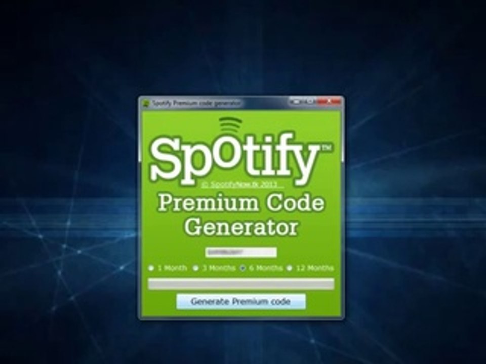 Spotify Premium Code Generator No survey] February 2014