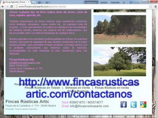 Venta de fincas rusticas