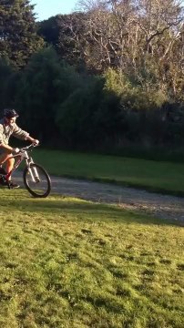 21-Year-Old Rides a Bike for the First Time