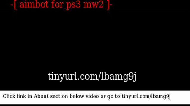 aimbot for ps3 mw2