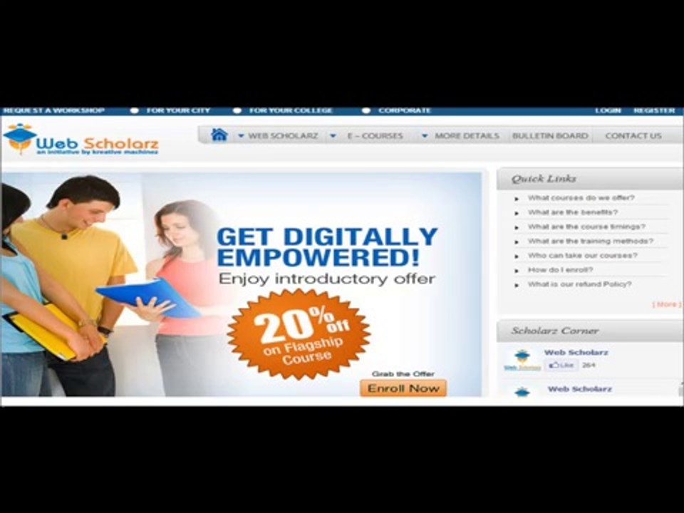 Web Scholarz - Online Internet marketing Courses