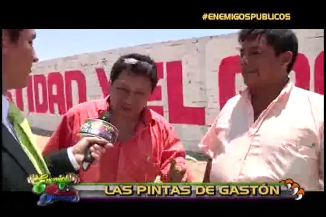 Conozca al autor de las pintas que apoyan la posible candidatura de Gastón Acurio