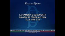 Roma - Camera - 17° Legislatura - 177° seduta (20.02.14)