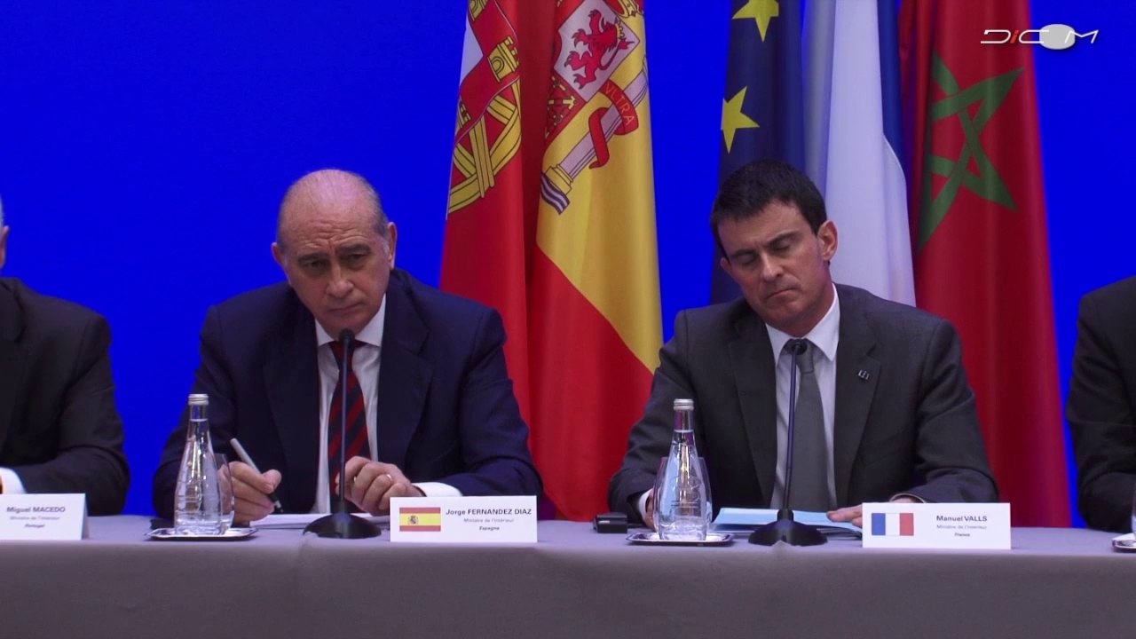 Réunion des ministres de l'Intérieur de l'Espagne, de la France, du Maroc et du Portuga