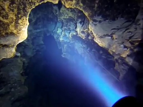 Diving in caves