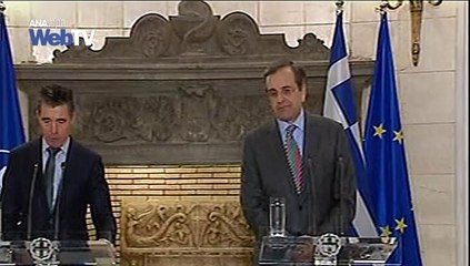 Ανησυχία για τις εξελίξεις στην Ουκρανία εξέφρασαν Ράσμουσεν και Σαμαράς