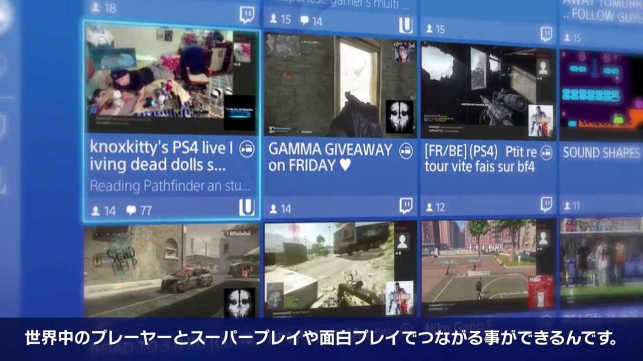 Experience of PS4