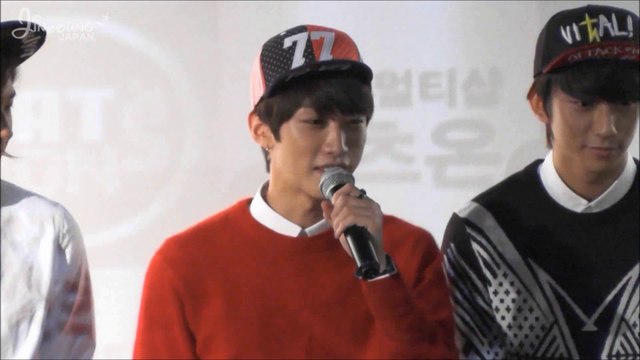 140217 명동 햇츠온 팬사인회 오프닝&엔딩 - 진영.